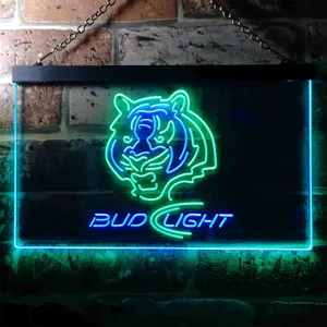 Cincinnati Bengals Bud Light Neon-Like LED Sign
