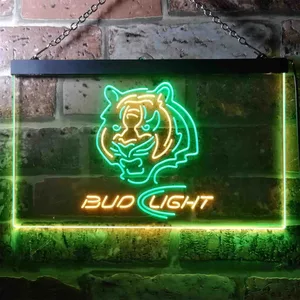 Cincinnati Bengals Bud Light Neon-Like LED Sign