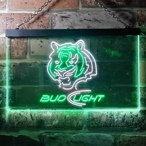 Cincinnati Bengals Bud Light Neon-Like LED Sign