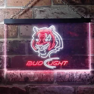 Cincinnati Bengals Bud Light Neon-Like LED Sign