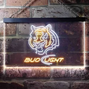 Cincinnati Bengals Bud Light Neon-Like LED Sign