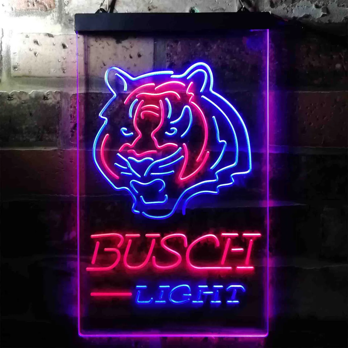 Cincinnati Bengals Busch Light Neon-Like LED Sign