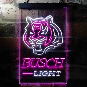 Cincinnati Bengals Busch Light Neon-Like LED Sign