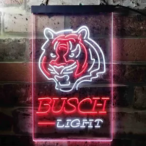 Cincinnati Bengals Busch Light Neon-Like LED Sign