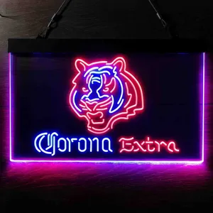 Cincinnati Bengals Corona Extra Neon-Like LED Sign