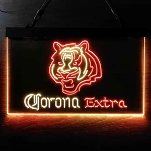 Cincinnati Bengals Corona Extra Neon-Like LED Sign