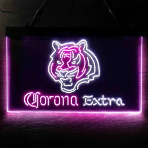 Cincinnati Bengals Corona Extra Neon-Like LED Sign