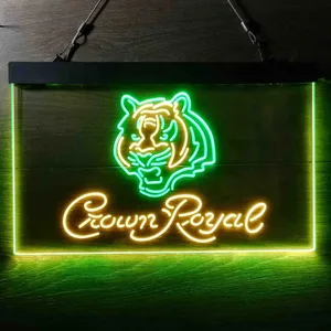 Cincinnati Bengals Crown Royal Neon-Like LED Sign