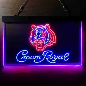 Cincinnati Bengals Crown Royal Neon-Like LED Sign