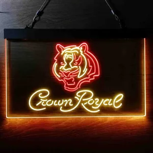 Cincinnati Bengals Crown Royal Neon-Like LED Sign
