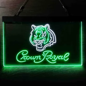 Cincinnati Bengals Crown Royal Neon-Like LED Sign