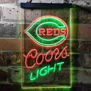 Cincinnati Reds Coors Light Neon-Like LED Sign