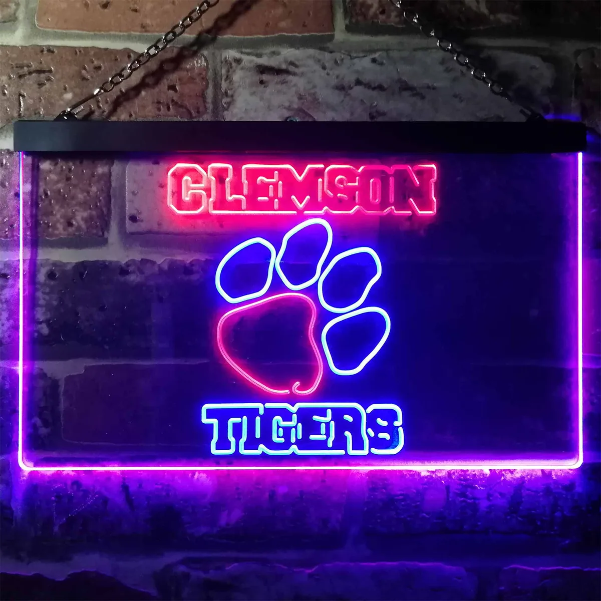 Clemson Tigers Logo  Neon-Like LED Sign