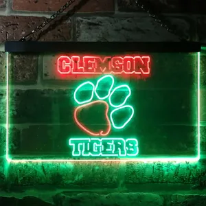 Clemson Tigers Logo  Neon-Like LED Sign