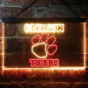 Clemson Tigers Logo  Neon-Like LED Sign