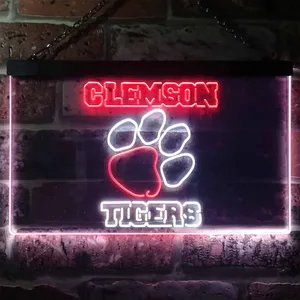Clemson Tigers Logo  Neon-Like LED Sign
