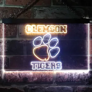 Clemson Tigers Logo  Neon-Like LED Sign