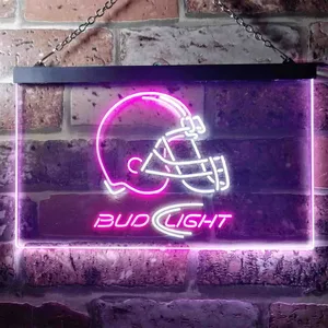 Cleveland Browns Bud Light 1 Neon-Like LED Sign