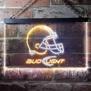 Cleveland Browns Bud Light 1 Neon-Like LED Sign