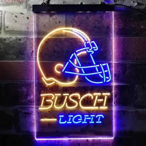 Cleveland Browns Busch Light Neon-Like LED Sign
