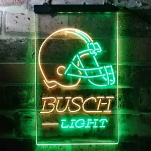 Cleveland Browns Busch Light Neon-Like LED Sign