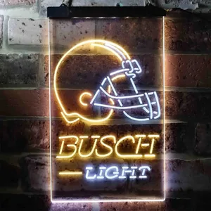 Cleveland Browns Busch Light Neon-Like LED Sign