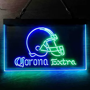 Cleveland Browns Corona Extra Neon-Like LED Sign
