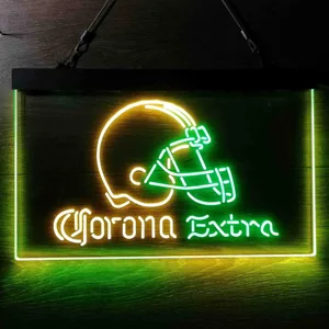 Cleveland Browns Corona Extra Neon-Like LED Sign