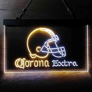 Cleveland Browns Corona Extra Neon-Like LED Sign