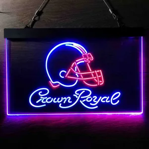 Cleveland Browns Crown Royal Neon-Like LED Sign