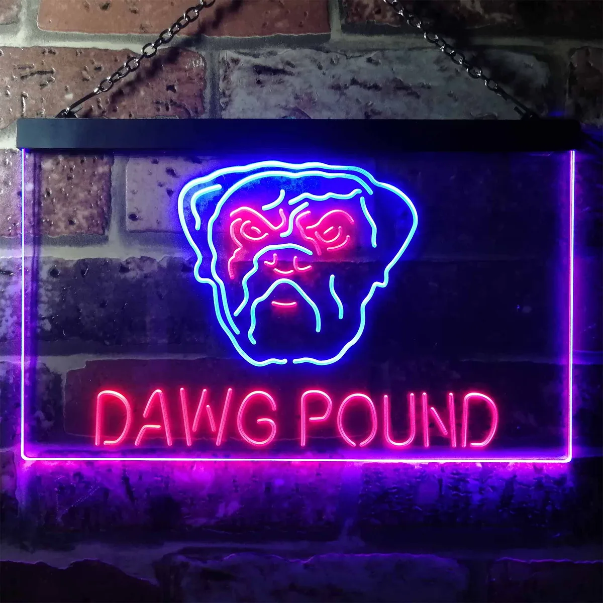 Cleveland Browns Dawg Pound Neon-Like LED Sign
