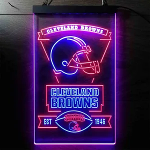 Cleveland Browns EST 1946 Neon-Like LED Sign