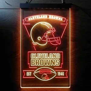 Cleveland Browns EST 1946 Neon-Like LED Sign