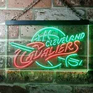 Cleveland Cavaliers Logo Neon-Like LED Sign - Legacy Edition