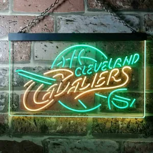 Cleveland Cavaliers Logo Neon-Like LED Sign - Legacy Edition