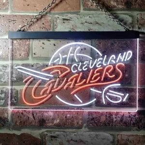 Cleveland Cavaliers Logo Neon-Like LED Sign - Legacy Edition