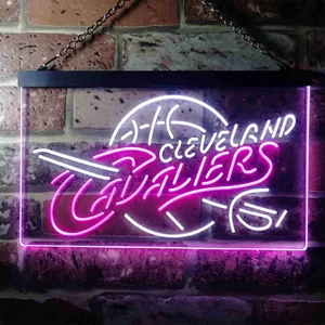 Cleveland Cavaliers Logo Neon-Like LED Sign - Legacy Edition