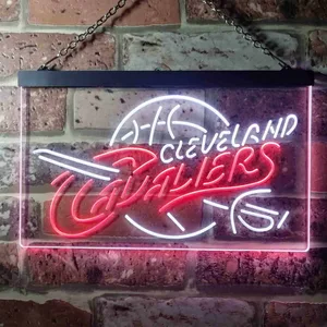 Cleveland Cavaliers Logo Neon-Like LED Sign - Legacy Edition