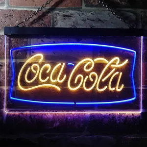 Coca-Cola Banner 2 Neon-Like LED Sign