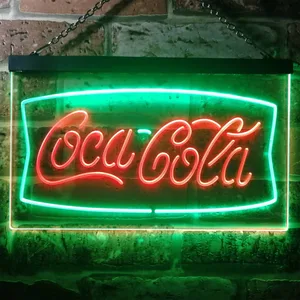 Coca-Cola Banner 2 Neon-Like LED Sign
