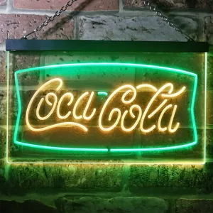 Coca-Cola Banner 2 Neon-Like LED Sign