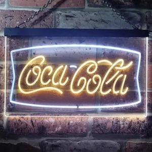 Coca-Cola Banner 2 Neon-Like LED Sign