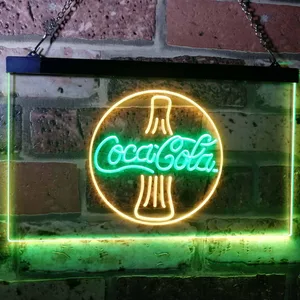 Coca-Cola Bottle 2 Neon-Like LED Sign