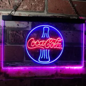 Coca-Cola Bottle 2 Neon-Like LED Sign