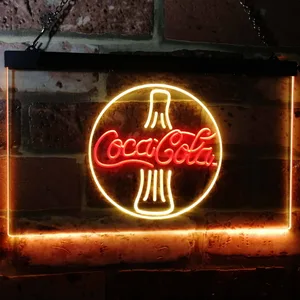 Coca-Cola Bottle 2 Neon-Like LED Sign