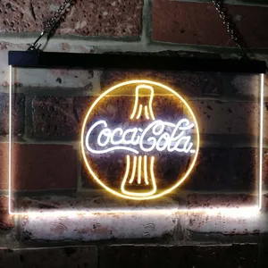 Coca-Cola Bottle 2 Neon-Like LED Sign