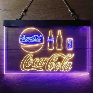Coca-Cola Bottle Can Neon-Like LED Sign