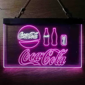 Coca-Cola Bottle Can Neon-Like LED Sign