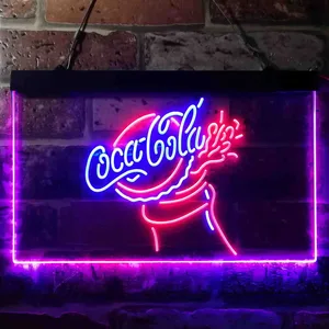 Coca-Cola Bottle Open Neon-Like LED Sign