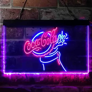 Coca-Cola Bottle Open Neon-Like LED Sign